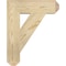 Ekena Millwork Traditional Craftsman Rough Sawn Bracket, Douglas Fir, 4"W x 16"D x 20"H BKT04X16X20TRA04RDF - alternate 2